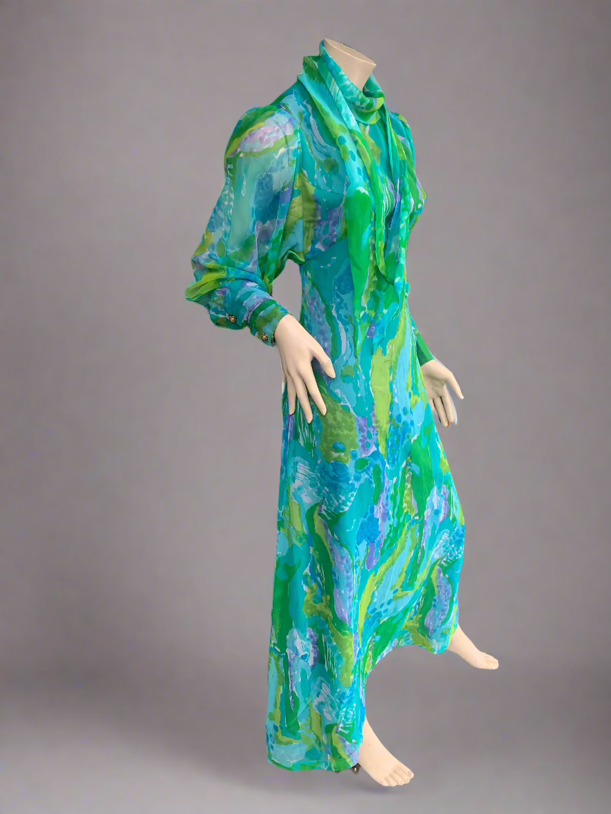 1970's Evening Gown Size 8-10