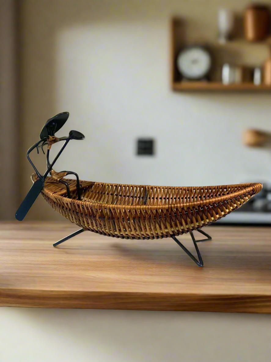 Vintage Fruit Bowl Boat
