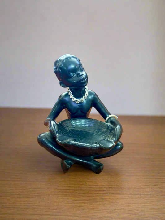 African Boy Ashtray