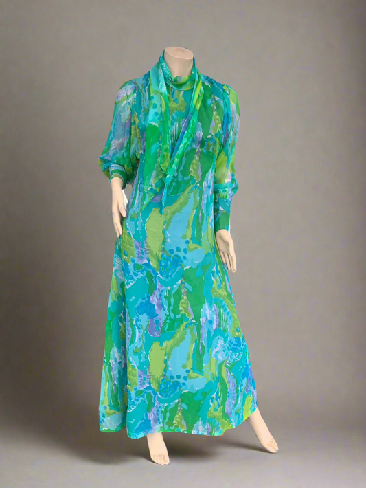1970's Evening Gown Size 8-10