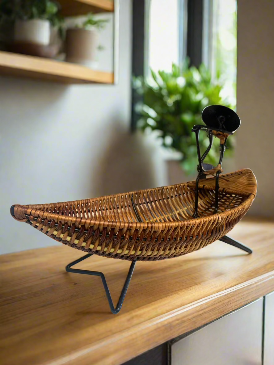 Vintage Fruit Bowl Boat